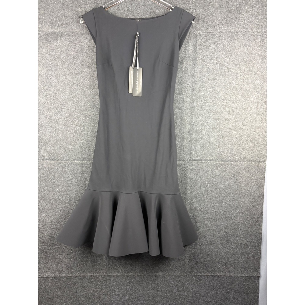 Chiara Boni Loredana Bicolor Dress Black Pink US 4 IT 40 NWT $750